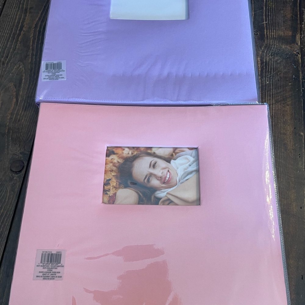 Lavender and Pink Photo Albums